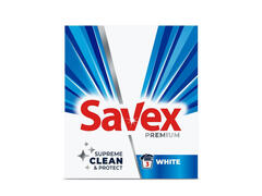 Detergent pudra Savex Premium White, 3 spalari, 0.3 kg