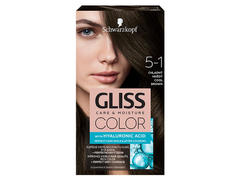 Vopsea de par Schwarzkopf Gliss Color 5-1 Saten Rece, 142 ML