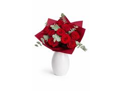 Buchet de 11 trandafiri rosii