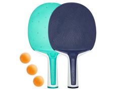 Set Tenis de masă PPR130 2 palete rezistente + 3 mingi