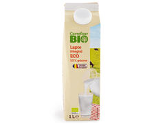 Lapte ecologic 3,5%grasime Carrefour Bio 1L