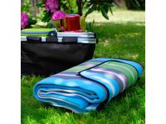 Patura picnic tip geanta cu protectie Regency, material acrilic, 150x200 cm, Multicolor