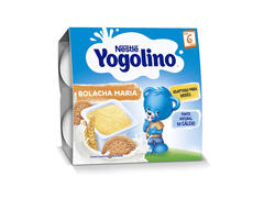 Gustare bebelusi pe baza de lapte si biscuiti Nestle Yogolino, de la 6 luni, 4 x 100 g