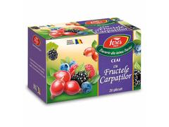 Ceai Fares cu fructele Carpatilor 40 g / 20 de plicuri