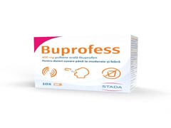 Buprofess 400 mg, 10 plicuri, Stada