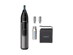Trimmer Philips NT3650/16 pentru nas urechi si sprancene pieptene de 5 mm Gri
