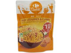Orez Cu Legume & Curry 250G Carrefour