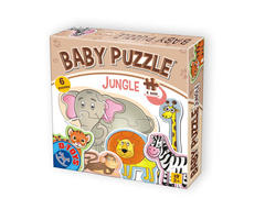 Baby puzzle Animale din jungla - 2,3,4 piese