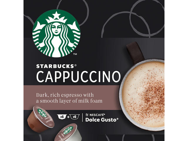 Cápsulas Starbucks Cappuccino para Nescafé Dolce Gusto