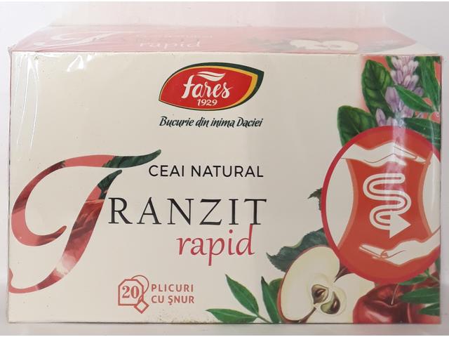 Fares - Ceai natural laxativ Tranzit rapid