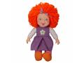 Papusa Rainbow Dolls, Dollz n More, cu par portocaliu, 45 cm