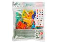 Set plastilina cu 4 forme de modelat, Crafy, 12 piese