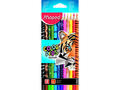 Creioane colorate, 12 buc/set, Animals