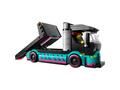 LEGO® City - Masina de curse si camion transportator de masini (60406)