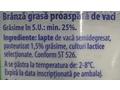 Branza de vaci grasa 200 g Raraul