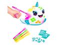 Jucarie de plus de colorat, Airbrush Plush, Neon, Narwhal, S2
