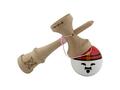 Jucarie de indemanare din lemn, Kendama X, Flippy, Rege, Super Sticky Legendary, Big Cups V2, 18 cm, Maro