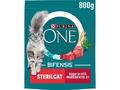 Hrana uscata pentru pisici cu vita si grau Purina One Adult Sterilcat, 800g