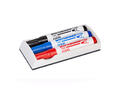 Burete whiteboard Ico, 3 markere, diferite culori