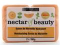 Sapun de Marsilia cu pepene galben si busuioc Les Cosmetiques Nectar of Nature 2x100g