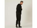 Hanorac 500 Fitness cu fermoar Negru Bărbați - XL