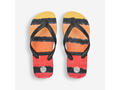 Papuci Tongs 120 Paper Negru-Roșu Băieți