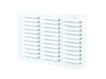 Grila metalica Vents, otel, alb, 305 x 250 mm