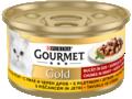 Gourmet Gold Cu Pui Si Ficat, Bucati De Carne In Sos, Hrana Umeda Pentru Pisici, 85G