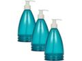 Dozator sapun lichid Tatay Aqua Turquoise, plastic, turcoaz, 17,5 x 8 x 8 cm