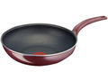 Tigaie clatite Pleasure 25 cm, rosu, Tefal