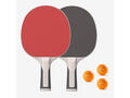 Set de palete de tenis de masă rezistente + 3 mingi - Set PPR 500