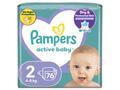 Scutece Active Baby Marimea 2 Nou Nascut 4-8kg 76buc Pampers