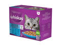 Whiskas hrana umeda pentru pisici adulte, selectii de peste in aspic 12 x 85 g