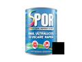 Email ultralucios Spor, pentru metal, interior/exterior, pe baza de rasini alchidice, negru, 0.75 l