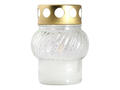 Candela sticla 45-0E, alb, Light Candel Art