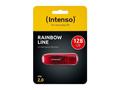 Memorie USB 2.0 Intenso Rainbow Line, 128GB, Rosu