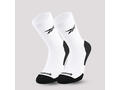 Set 3 perechi șosete de fitness lungi, alb, adulți - 43/46
