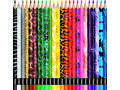Creioane colorate, 24 buc/set, Animals