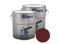 Vopsea alchidica pentru metal Kober 3 in 1 Hammer, interior/exterior, bordeaux, 2.5 l