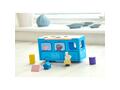 Set figurina cu autobuz scolar din lemn, Peppa Pig