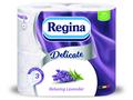 Hartia igienica Regina Delicate Lavander, 4 role, 3 str, 150 foi