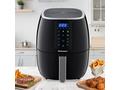 Friteuza Hot Air Fryer Rohnson R2837, 1500W, 6 programe automate, 5 L, 80-200 C, Negru