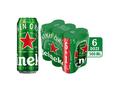 Bere lager blonda Heineken  doza 6x500ML