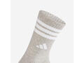 Set x 3 perechi șosete de sport lungi Adidas High Negru Alb Gri Adulți - 37/39