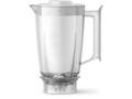 Blender Philips HR2041/00, Sistem ProBlend, capacitate maxima 1.9L, capacitate efectiva 1L, 1 viteza + buton Pulse, picioare antivibratie, Alb