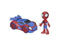 Figurina cu vehicul, Spidey and his Amazing Friends, Spidey cu Web-Crawler, F1940