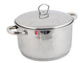 Oala de inox + capac 22 x 12 cm / 4 l Gardenia