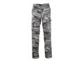 Pantalon Cargo rezistent Stepă 300 Camuflaj Negru  - XL