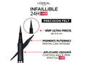 Tus lichid tip carioca L'Oreal Paris Infaillible 30H Grip Precision Felt 01 Black