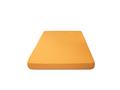 Husa saltea Jersey orange, cu elastic, bumbac 100%, 100 x 200 cm